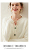 Spring Women's Cardigan 100% Cashmere Knitted Sweater Chic Tops Cashmere Coat Casual O-Neck Loose Women Cardigan