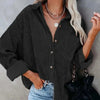 Winter Clothes Women Corduroy Long Sleeve Casual Shirt Button Women Coat Overshirt Loose Comfortable Coat Female