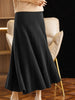 Women Autumn Winter Wool Skirt Long Pleated Skirt 100% Merino Wool Knitwear Grace Soft Dress Korean Style Skirt