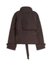 Elegant Women's Windbreaker Stand Collar Double Breasted Long Sleeve Pockets Female Jacket Spring Autumn Lady Commute Tops