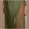 Loose Fit Lace Pants Women's Elastic High Waist Lounge Trousers Spring Lady Bohemian Casual Bottoms