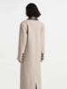 Waist Cinching Woolen Long Coat For Women Lapel Long Sleeve Single-breasted Coat With Belt Lady Commuter Outwears