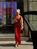 Women Retro Suede Lapel Zippered Short Jackets Full Sleeves Pocket Loose Short Coat Spring Lady Daily Commute Outwear