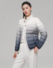 Woman 90% Duck Down Coats Winter Stand Collar Jacket Gradient Slim Fit Ultra Lightweight Keep Warm Daily Sports Jackets