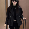 Spring Women Leisure Appear Thin Short Windbreaker Jacket Female Temperament Versatile Loose Fit Windbreaker Coat