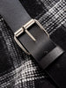 Womens Asymmetic Hem Plaid Skirt Buckle Strap Detail Casual Midi A Line Dress Black Skirts