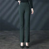 Black Women's High Waist Stretch Suit Pants, Slim Trousers, Purple Green Brown Pantalones, Asian Size M-6XL
