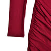 Turtleneck Long Sleeve Maxi Dress For Women Irregular Bodycon Long Dress Femme Temperament Evening Dress