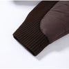 Faux Fur Collar Women's Padded Jacket Knitted Cuff Patchwork Batwing Sleeve Loose Cotton Jackets Winter Warm Coats