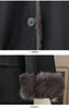 Double-sided Wear Rabbit Fur Coat Women's Winter X-long Parkas Thicken Warm Wool-neck Overcoat Female Streetwear Outerwear