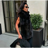 Women's Warm Faux Fur Spliced Cotton Coats Loose Lapel Long Sleeve Pockets Thicken Jacket Winter Lady Chic Outwear