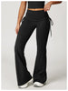 Bell-bottoms High Waist Workout Yoga Leggings Fitness Butt Lifting Scrunch Butt Sports Gym Flared Pants Women Wide Leg Pants
