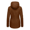 Women Hooded Zipper Coats Winter Warm Thick Fleece Jackets Solid Casual Fit Pockets Parkas Ladies Hooded Hooded Outwear