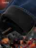 Minimalism Jeans for Women Autumn Slim Feet Casual All-match Cotton Slight Strech Ankle-Length Pants 12514004