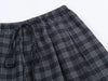 Women's Autumn Versatile Bloomers Plaid Printed Loose Pants Female High-Waist Drawstring Casual Trousers