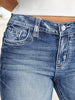 Women's Casual Button Pocket Jeans - High-Quality Straight-Leg Denim Pants for Everyday Wear -Selling Jeans for