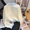 Ladies Spring Autumn Loose Small Fragrant Bow Knit Sweater Cardigan High-Quality Jacket Women's Single-Breasted Coat Female