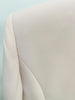 High Street S/S Runway Designer Suit Set Women's Career Single Button Color Block Blazer Wide Pants Suit