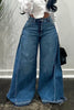 Women Streetwear Washed Denim loose Pants Jeans Autumn Winter Loose Safari Style Cargo Harem Hip Hop Jean