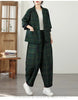 Checkered Blazer Suit For Women Spring And Autumn Korean Version Two-Piece Set Jacket Loose Harem Pants Oversized w1435