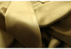 Spring Autumn Long Soft Elegant Flowy Satin Acetate Trench Coat for Women Chic British
