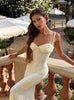Vintage Sexy Deep V Puff Sleeve Button Ribbed Mini Dress High Waist Cinched Waist A Line Flared Dresses Sweet Casual Date Women
