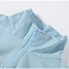 Autumn Y2K Women Stand Collar Zipper Jacket Color Contrast Stitching Loose Long Sleeve Casual Daily Short Outerwear Coat