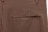 Spring Office Lady Elegant Brown Women Suit Casual Sashes Oversized Shrug Blazer Chic Zipper Long Pant