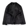 Women's Fur Coat Brown Artificial Fur Coat Women Winter Coats Fluffy Cropped Outerwears Hair Coat Warmth Plush Jackets