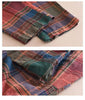 2 Piece Sets Women Casual Pants Suits Autumn Vintage Style Plaid Pattern Loose Female Tops And Harem Pants D405