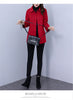 High End Women's Solid Woolen Coat Autumn Winter Middle Aged Mother Wool Trench Outwear Large Size Mother Warm Blend Jacket 4XL