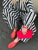 Vertical Stripe Two Piece Outfit Stand Collar Zip Up Jacket Elastic Waist Wide Leg Pants Loose Women Casual High Street Set