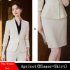 Novelty Wine Red Formal Women Business Suits with Skirt and Jackets Coat Ladies Office Professional Blazers Spring OL Styles