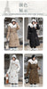 White Fur Collar Down Cotton Parkas Padded Coat Women Winter Long Over The Knee Waist Warm Thick Parkas Coat