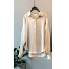 Women Long Sleeve Loose Office Shirts Spring Simple Satin Blouse Vintage Top Dress Shirt Casual Woman Overshirt Clothing