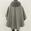 Spring Lanket Scarf Female Real Fur Coat Women Cloak Poncho Winter Warm Shawl Designer Thickening BPashmina Cape Stole Fur Coats