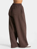 Contrastline Wide Leg Joggers Women Cotton Running Trousers Mid Waist Casual Loose Sports Yoga Pants With Back Pocket