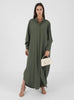 Abaya Dress Muslim Robe Abaya Ramadan Ladies Long Sleeve Islamic Dress Middle East Abayas Women Clothing Without Hijab