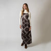 AW26 Women Floral Printing Slip Dress Elegant Lady Clothing V-neck