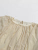 Solid Spliced Folds Minimalist Dresses for Women Round Neck Long Sleeves High Waist Elegant Dress Female Autumn