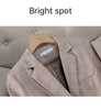 Khaki Blue Plaid Suits Women Spring Prfessional High End Casual Blazer And Pants Sets Office Lady Work Wear
