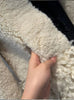 Original high-quality women's jacket top patchwork faux fur effect coat