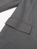 Chic Solid Spliced Lace Edge Blazers for Women Notched Collar Long Sleeve Temperament Designer Coats Female Clothes Style
