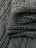 Women's Autumn and Winter Casual Solid Color Long-Sleeved Loose Pullover Knitted Hooded Large Size Sweater Dress