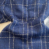 Autumn Dress Suit Women Korean Chic Blue Tweed Jacket + Vest Dress Elegant 2 Piece Set Long Sleeve Cropped Coat