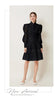 French Elegant Lace Splicing Waist Lantern Sleeve Dress Vintage High Collar Princess Dress Organza Cocktail Women's Wear