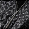 Printed Women's Winter Down Jacket With Hood Zipper Slim Long Sleeve Warm Thicken Quilted Padded Jackets Outerwears