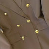 Korean Profession Office Lady Blazer Double-Breasted Metal Buttons Suit Jacket All-Match Temperament Spring Outwear