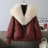 Winter Down Jacket Women Parkas High-Quality Warm Fur Collar Cotton Padded Coat Ladies Short Female Outerwear
