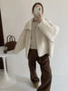 Faux Lambs Women Jacket Y2K Autumn Plush Thick Zipper Warm Coats Streetwear Long Sleeve All Match Hairy Outerwear